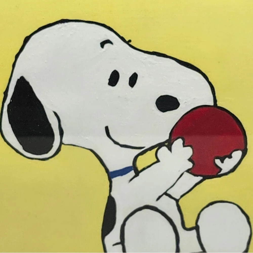 Hand Crafted Cartoon Beagle Dog Framed 8x10